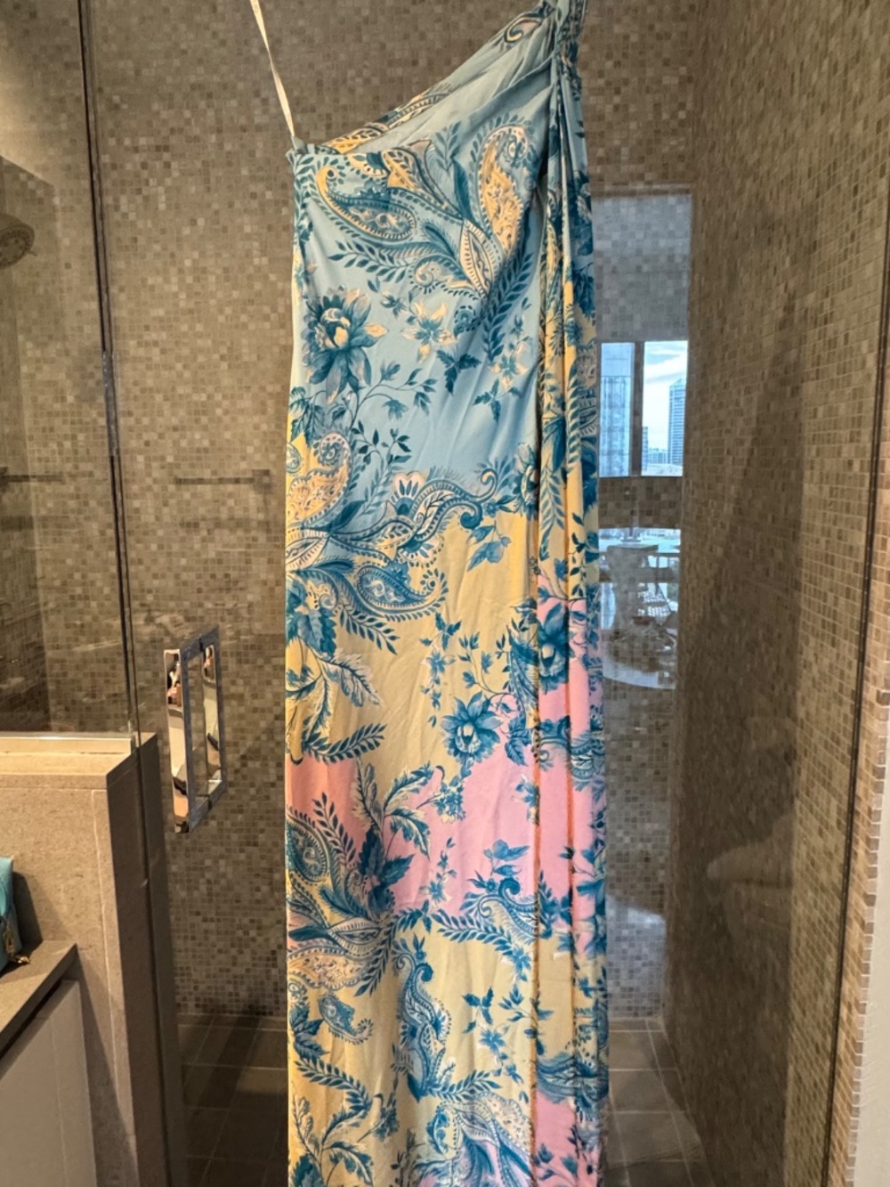 Hemant & Nandita One Shoulder Dress - Picture 6 of 9
